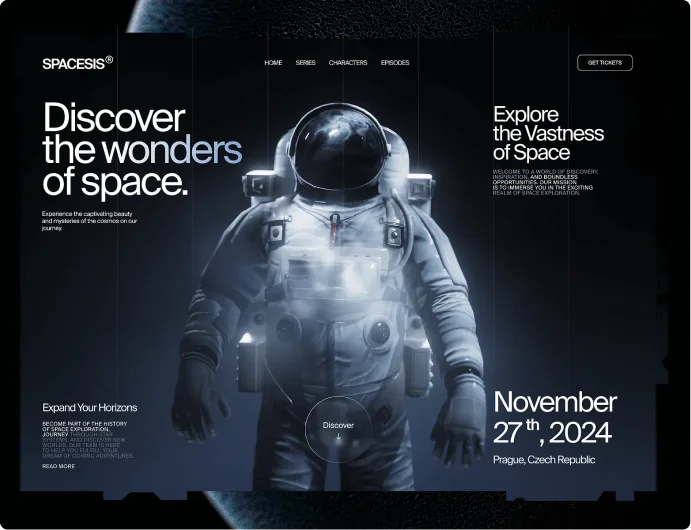 Spacesis Website Design